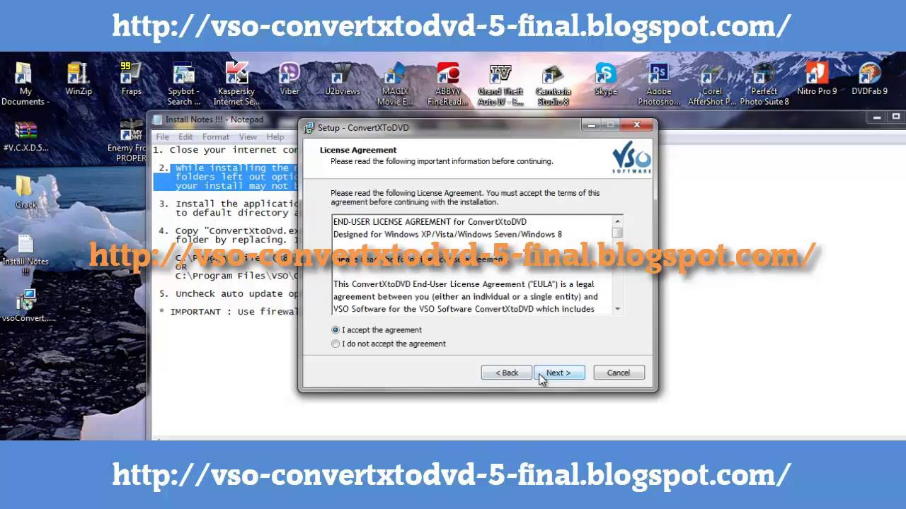 download the new version VSO ConvertXtoDVD 7.0.0.83